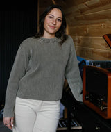 Jetty Sundrenched Crewneck Sweater - Olive