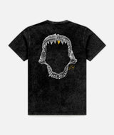 Jetty Jaws Tee - Black Mineral Wash