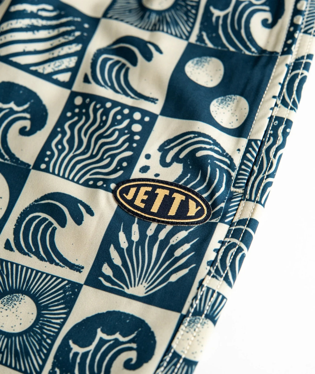 Jetty Bayside Volley Short - Oyster Blue