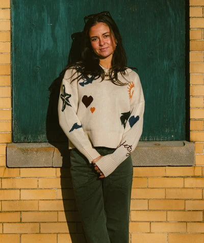 Jetty Crescent Sweater - Light Tan