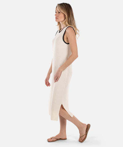 Jetty Bloom Knit Dress - Ivory