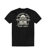 Jetty Surf Shop Day Mens T-Shirt - Black