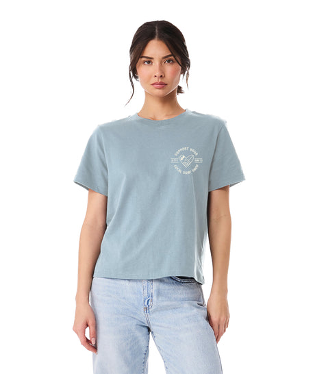 Jetty Surf Shop Day Women's T-Shirt - Denim