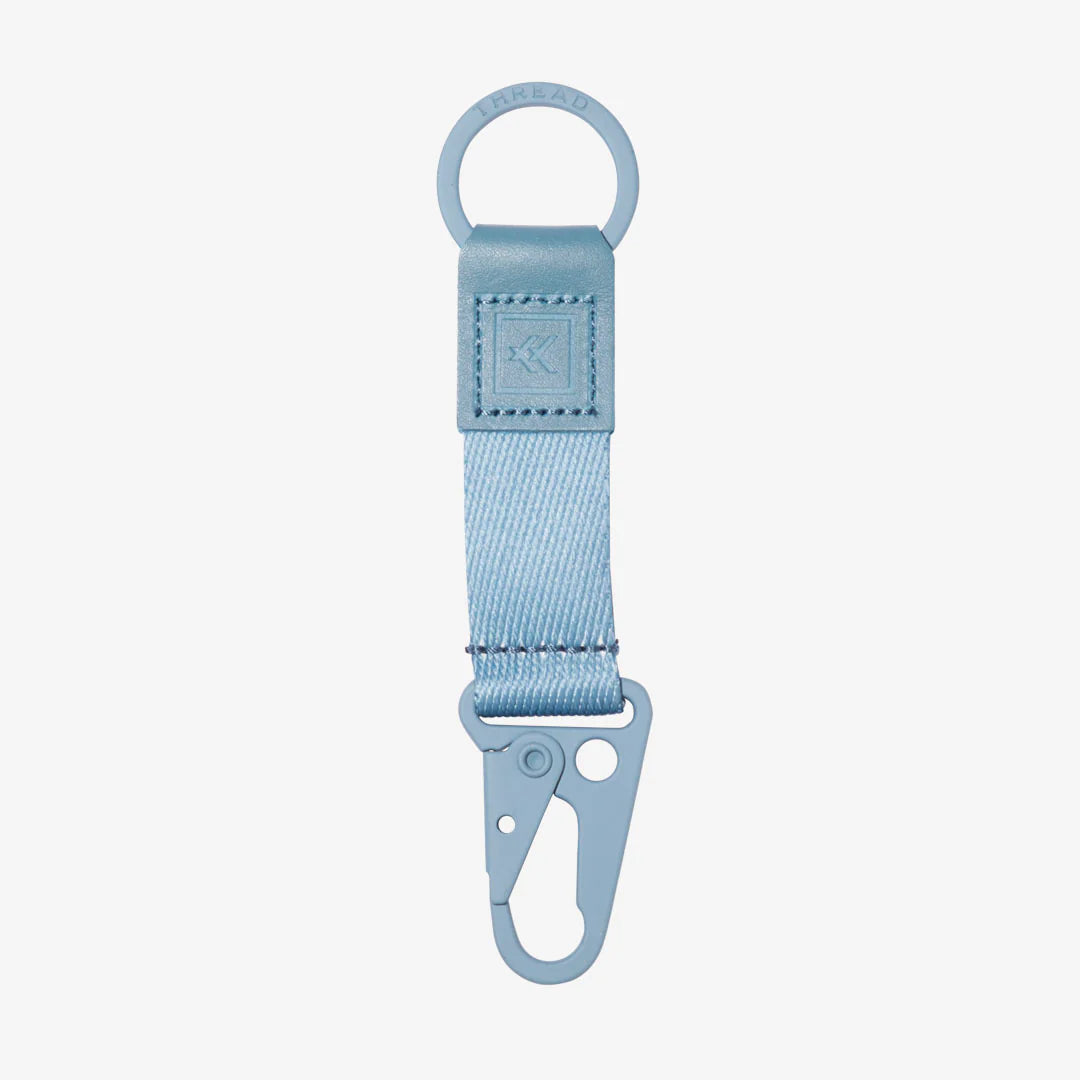 Thread Keychain Clip Surf Blue