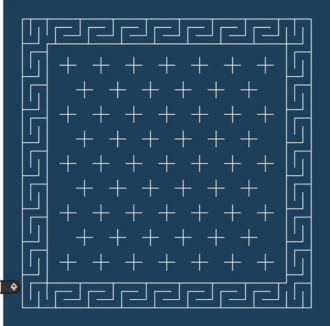 Nomadix Bandana Towel: Barton Dark Blue