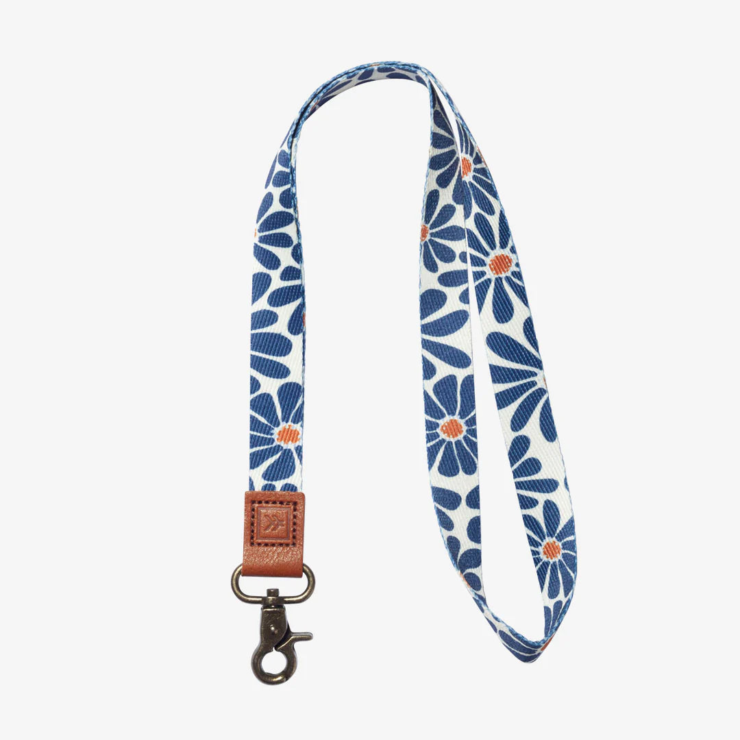 Thread emmeline navy neck lanyard