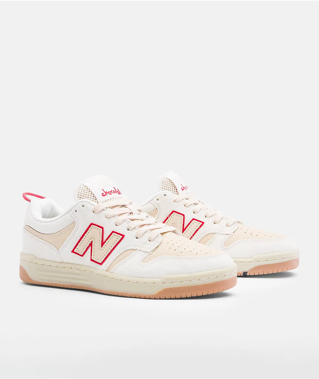 New Balance Numeric x Chocolate 480 Tan & Gum Skate Shoes