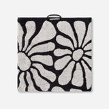 Nomadix Organic Cotton Beach Towel: Lazy Daisy Black