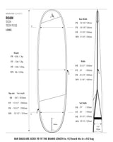 TECH PLUS BOARD BAG-9'2"