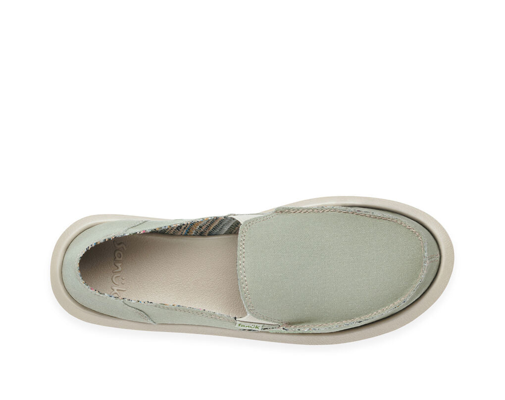 Sanuk Donna Hemp - Olive Grey