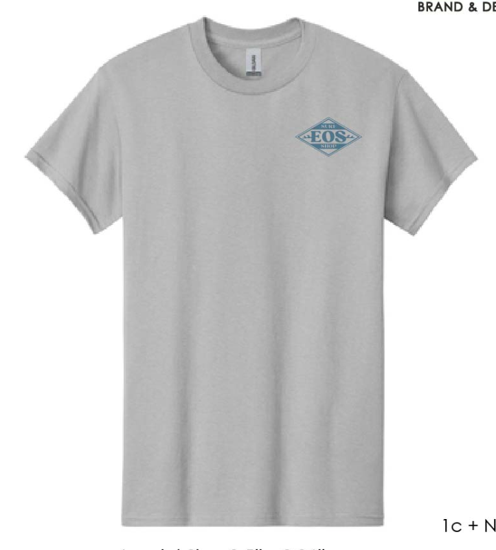 EOS Paddle - Surf - Explore Tee - Ice Grey