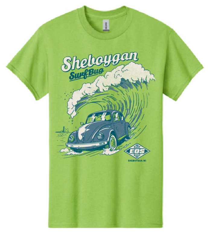 EOS "Surf Bug" Tee - Kiwi Green