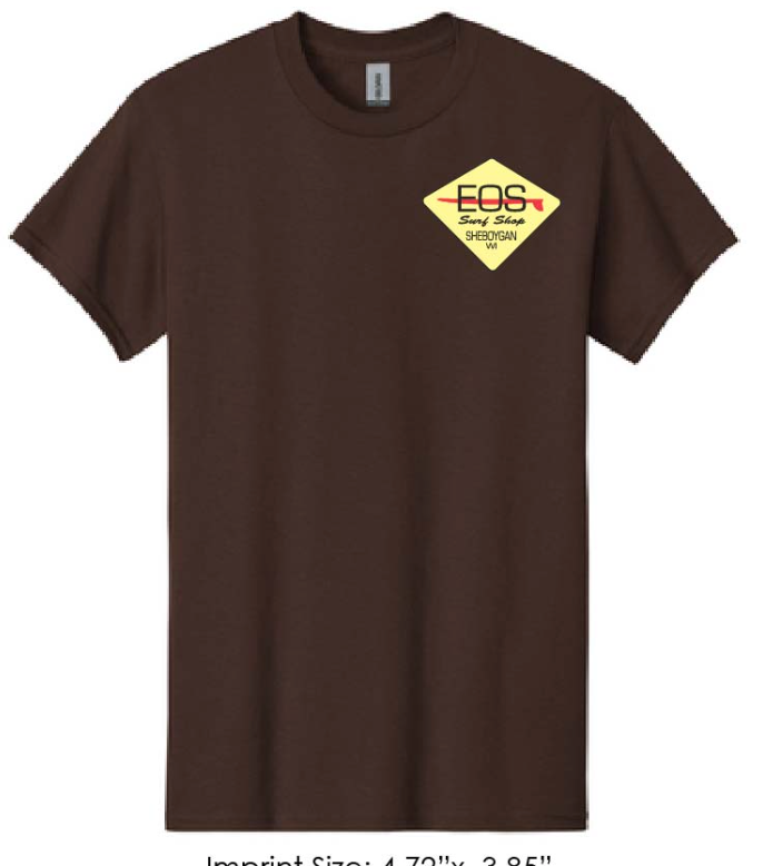 EOS Surf Sheboygan Diamond Tee - Dark Chocolate