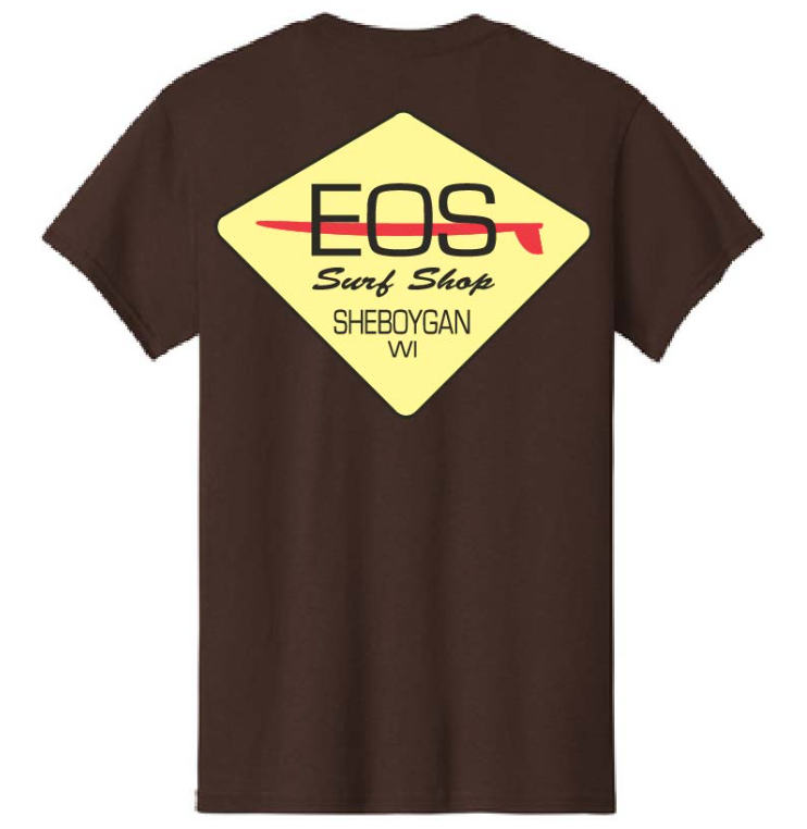 EOS Surf Sheboygan Diamond Tee - Dark Chocolate