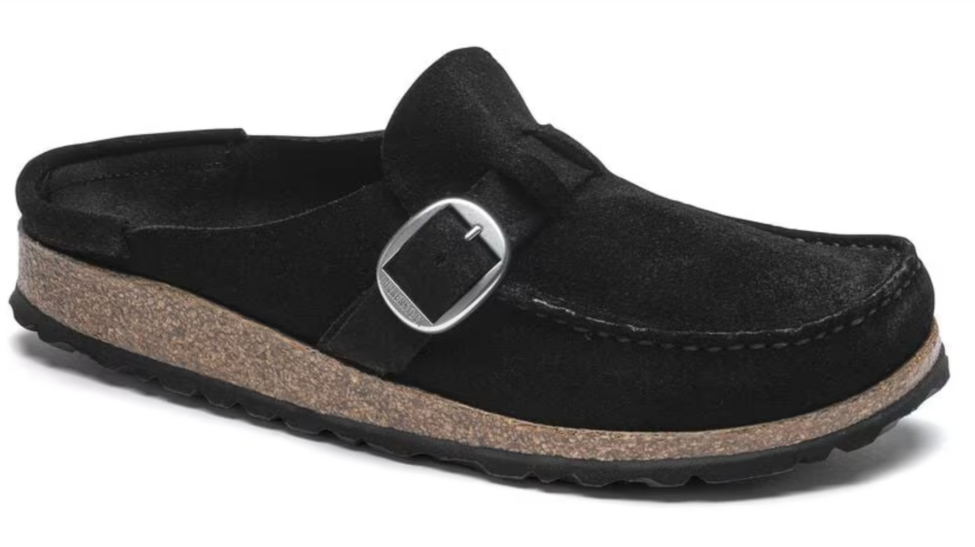 Birkenstock Buckley Suede Leather - Black