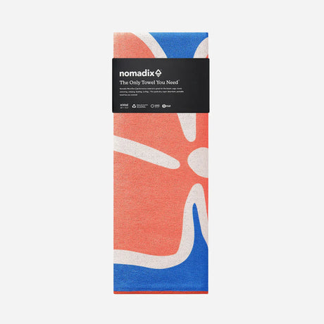 Nomadix Original Towel: Wild Flowers Stellar Blue Red