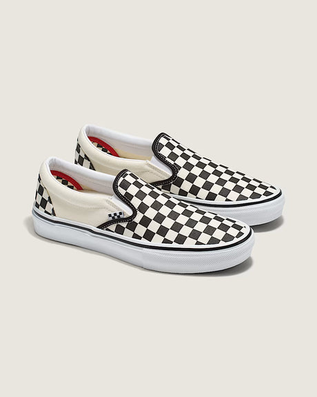 Vans Skate Slip-On Shoe Checkerboard Black / Off White