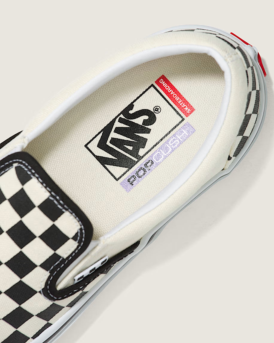 Vans Skate Slip-On Shoe Checkerboard Black / Off White