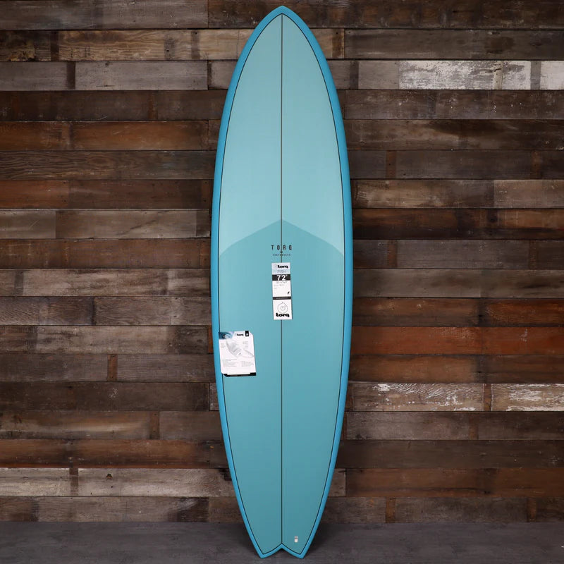 Torq ModFish TET 7'2 x 22 ½ x 3 Surfboard - Deep Turquoise Pattern