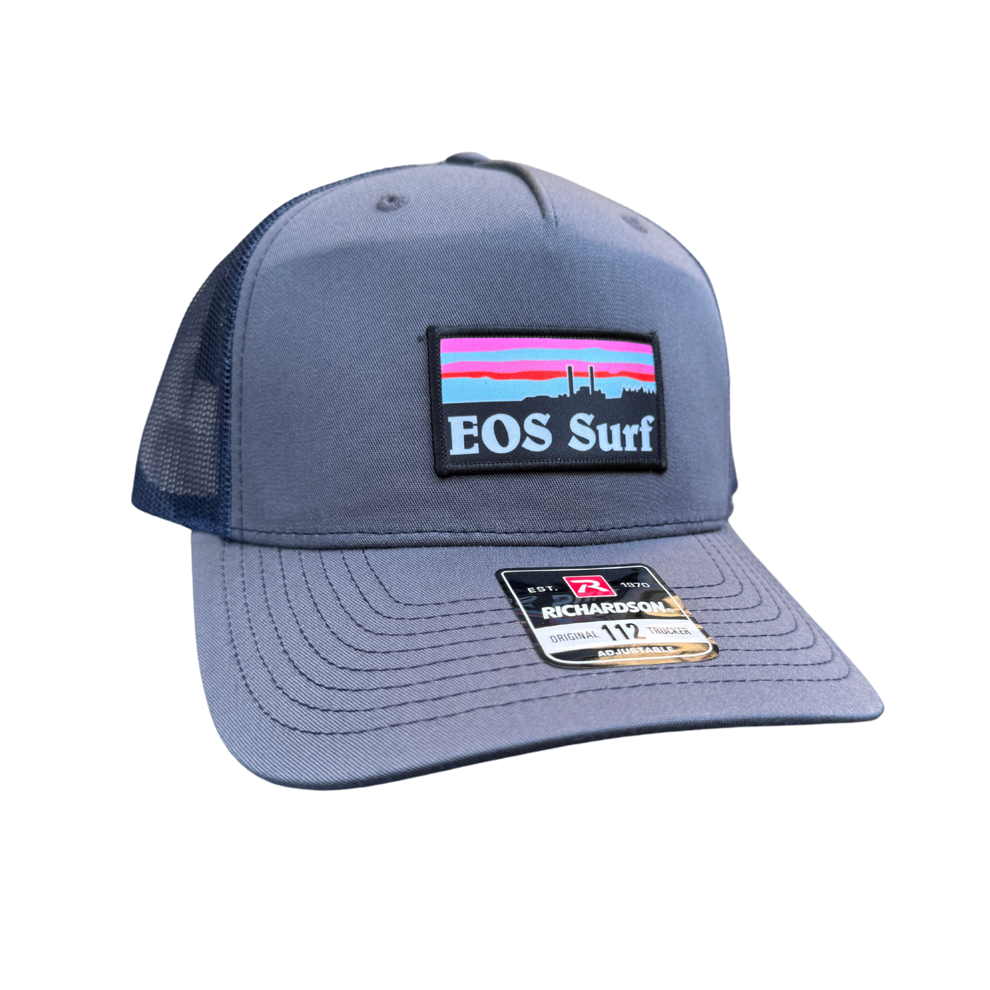 EOS Stacks Trucker Hat - Grey/Navy