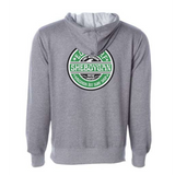 EOS Zogs Hoodie - Gunmetal & Green