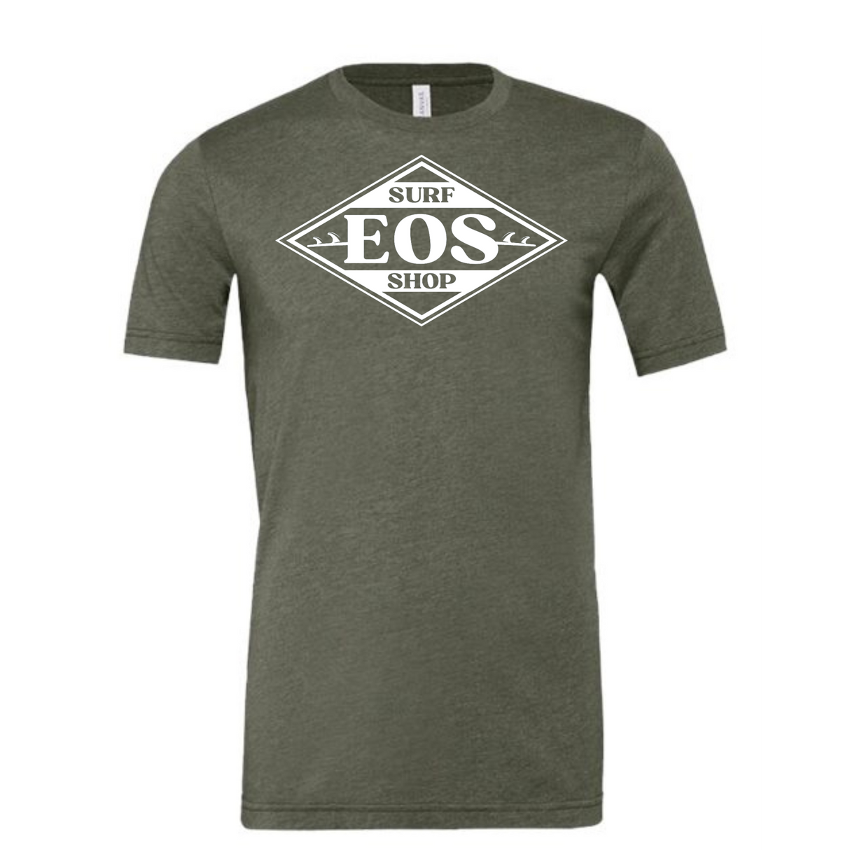 EOS Large Logo Tee - Heather Military Green