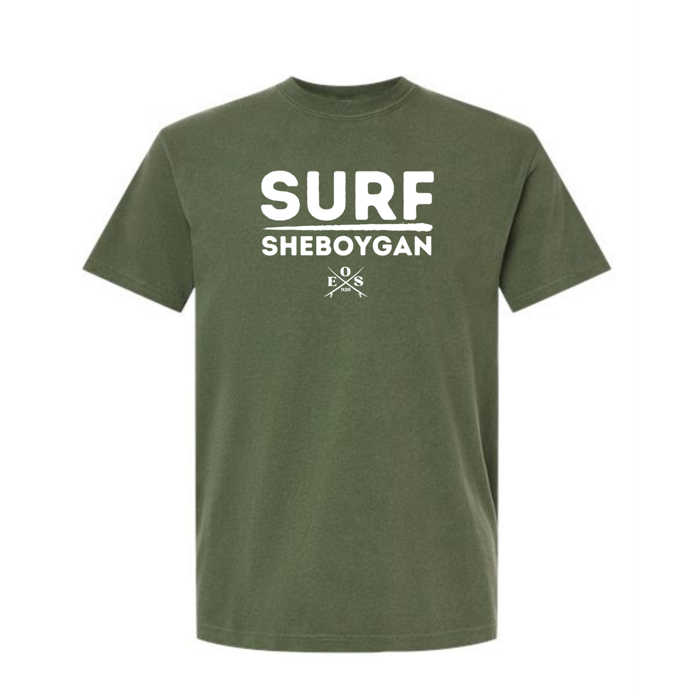 EOS "Surf Sheboygan" Tee - Hemp Green