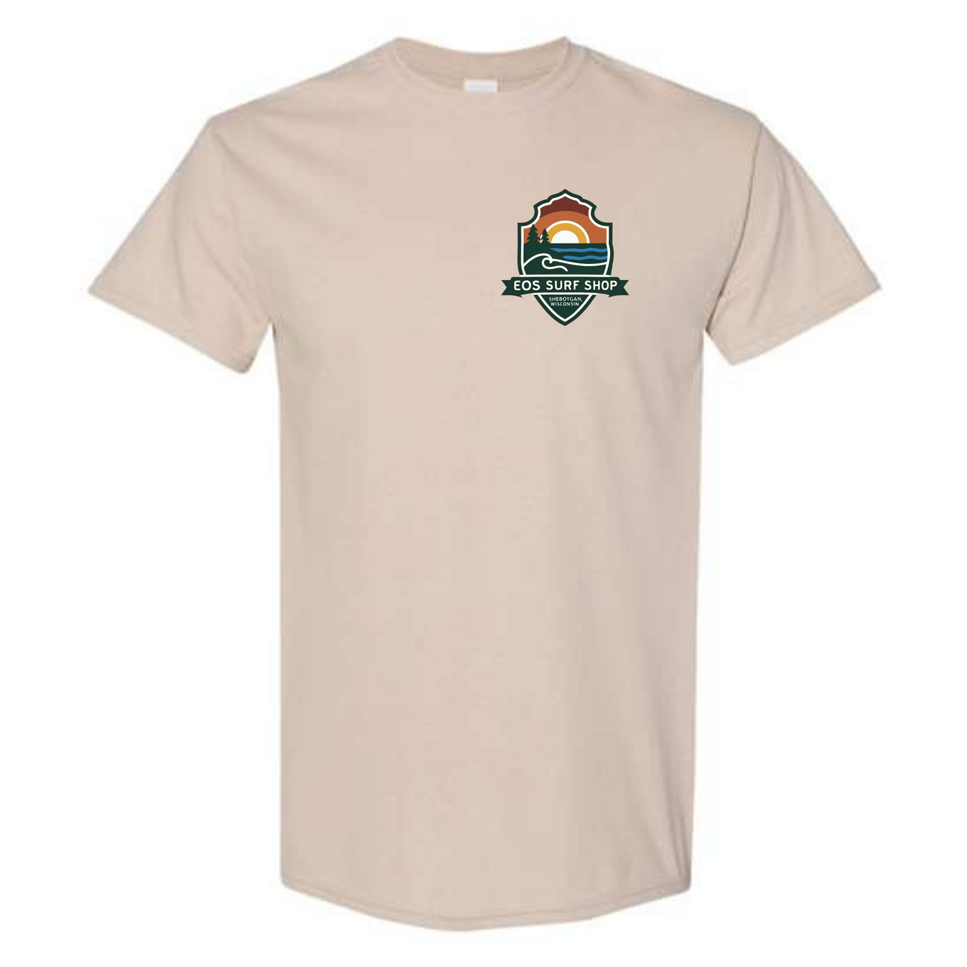 EOS Surf "Parks System" Tee - Sand