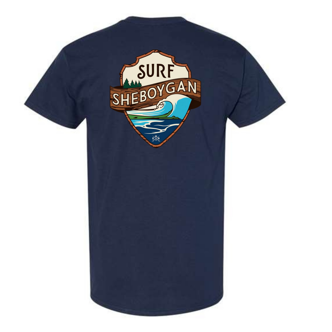 EOS Surf Sheboygan "Up North" Tee - Navy