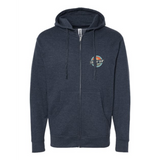 EOS "Fresh Co. Zip Hoodie - Heather Navy