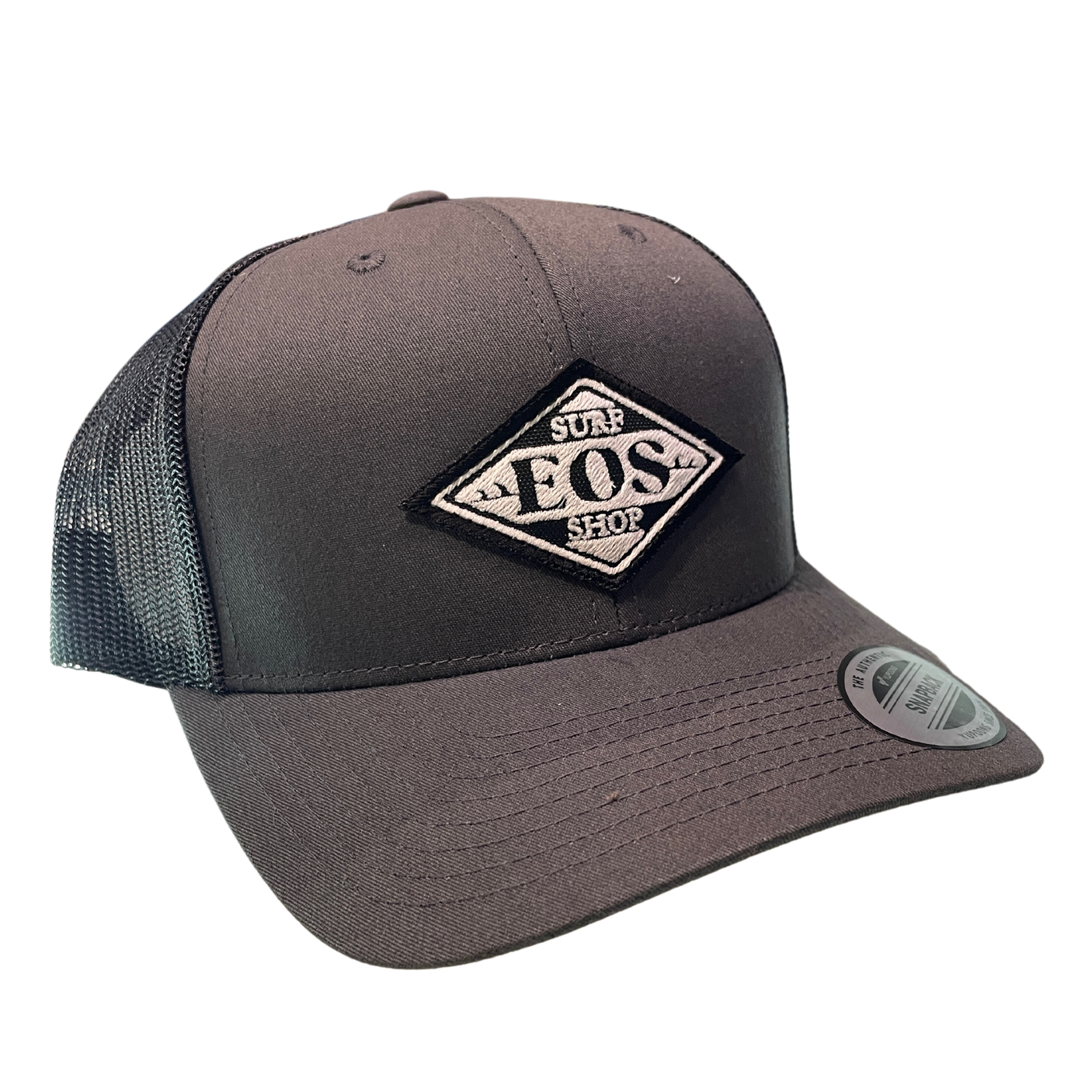 EOS Patch Logo Low Crown Trucker - Grey