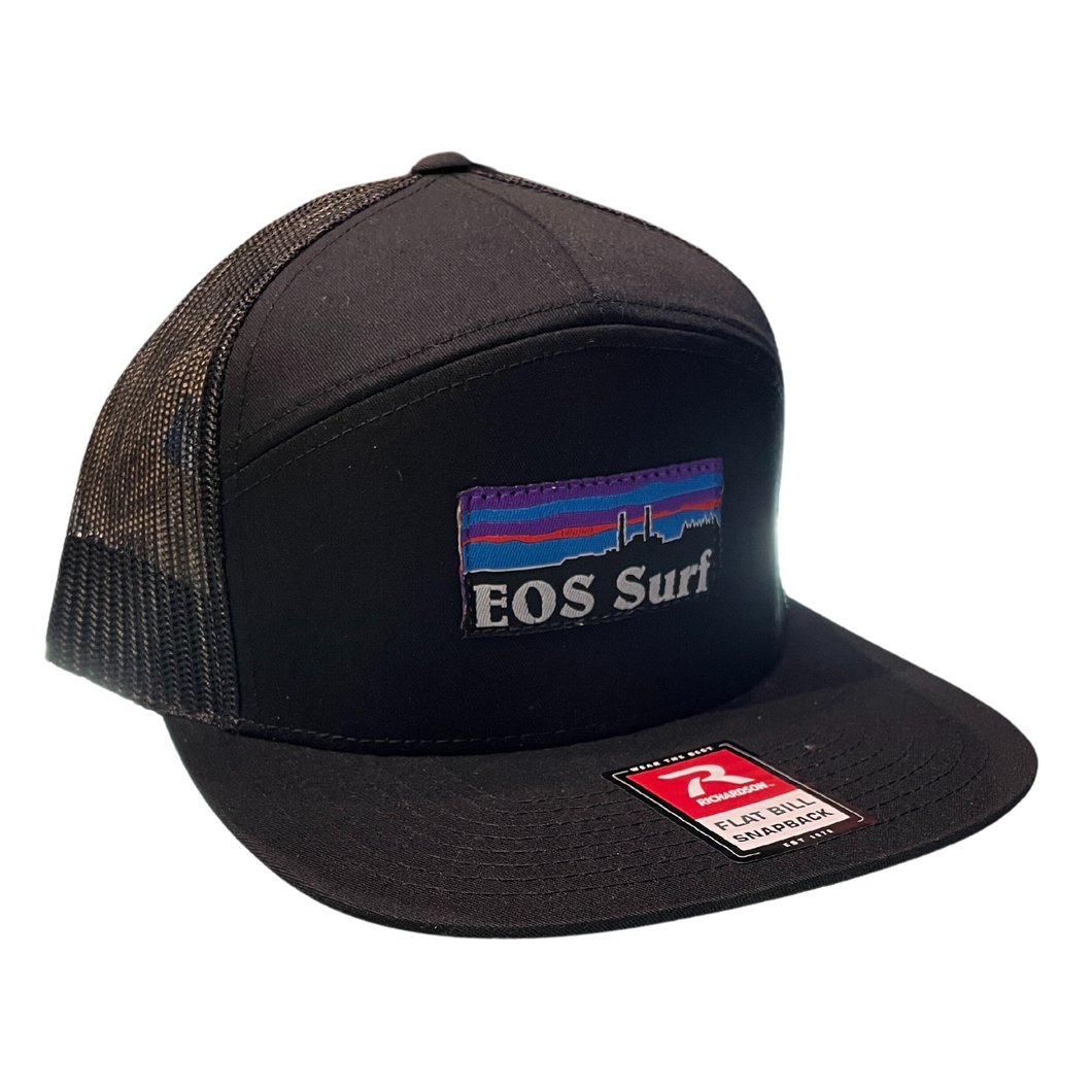 EOS Stacks 6 Panel Hat - Black