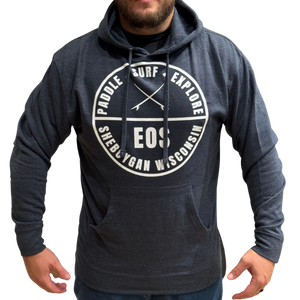 EOS Crest Logo Hoodie - Navy