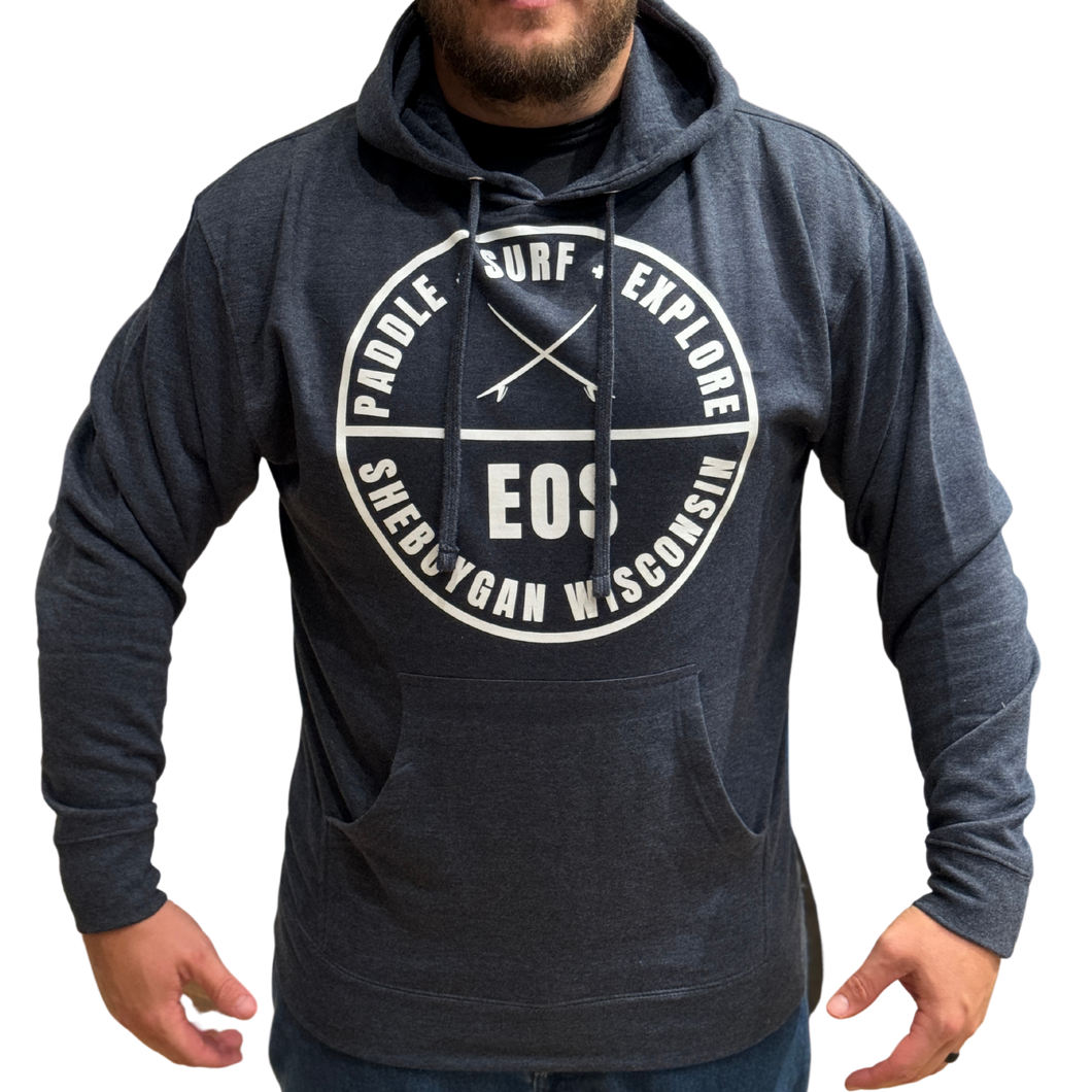 EOS Crest Logo Hoodie - Navy