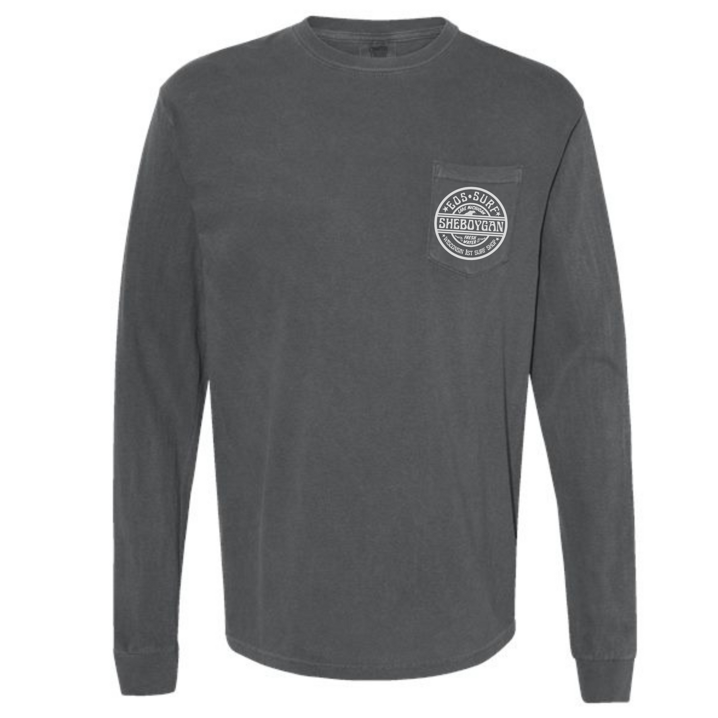 EOS Surf Long Sleeve Pocket Tee - Pepper