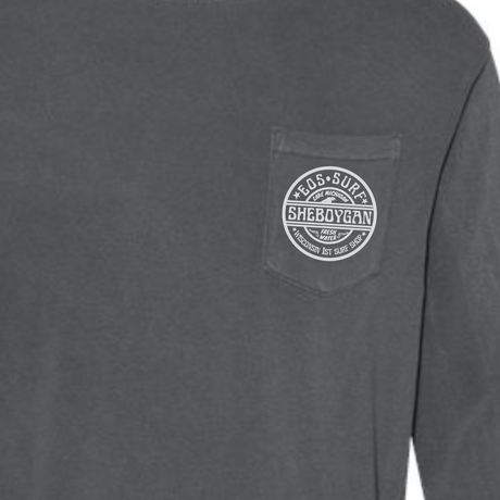 EOS Surf Long Sleeve Pocket Tee - Pepper