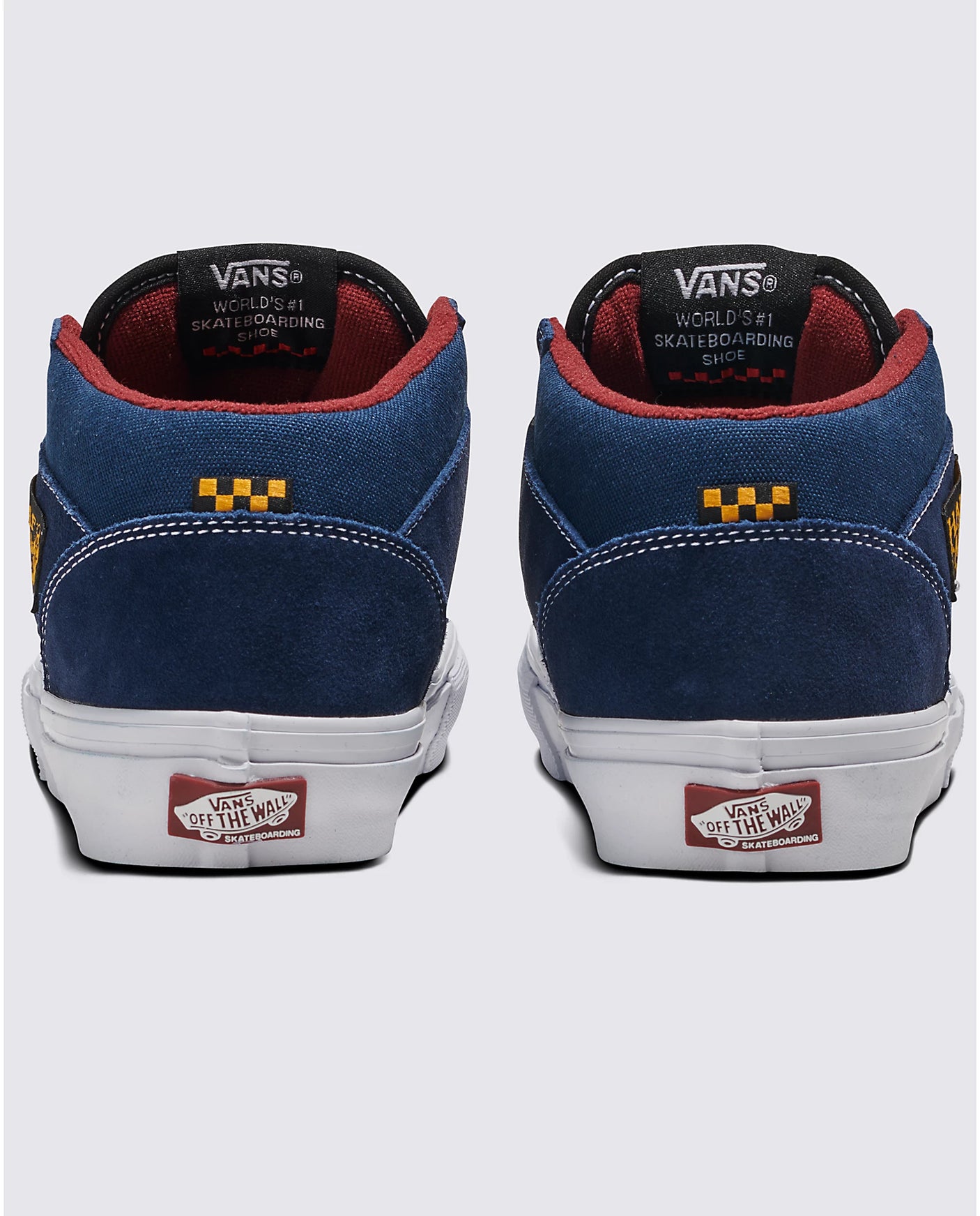 Vans Skate Half Cab Shoe - Navy/Burgundy