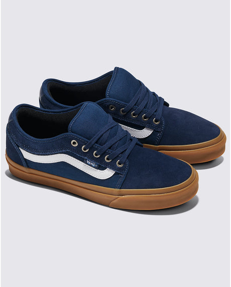 Vans Skate Chukka Low Sidestripe Shoe -Navy/Gum