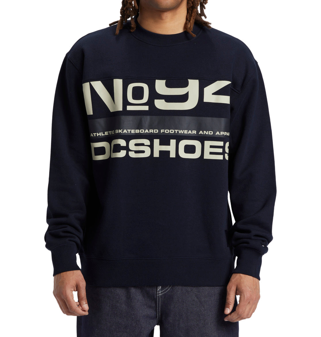 DC MEN'S STATIC 94 CREW NECK SWEATSHIRT