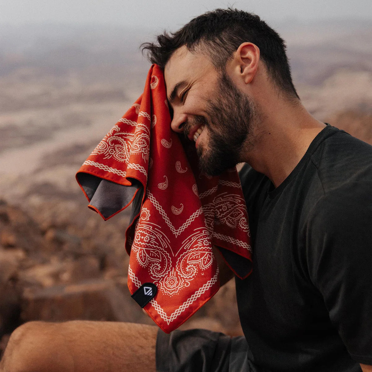 Nomadix Bandana Towel: Paisley Red