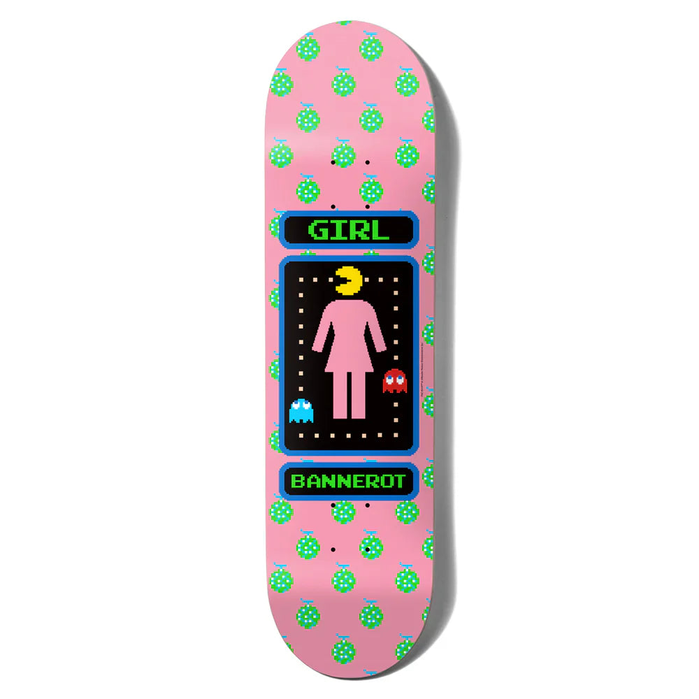 Girl Bannerot Pac-Man Skateboard Deck - 8.25″