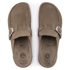 Birkenstock Buckley Suede Leather - Gray Taupe