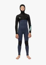 Load image into Gallery viewer, VISSLA 7 SEAS BOYS 5-4-3 FULL HOODED CHEST ZIP WETSUIT
