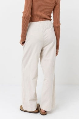 Rhythm Classic Drawstring Pant in Oat