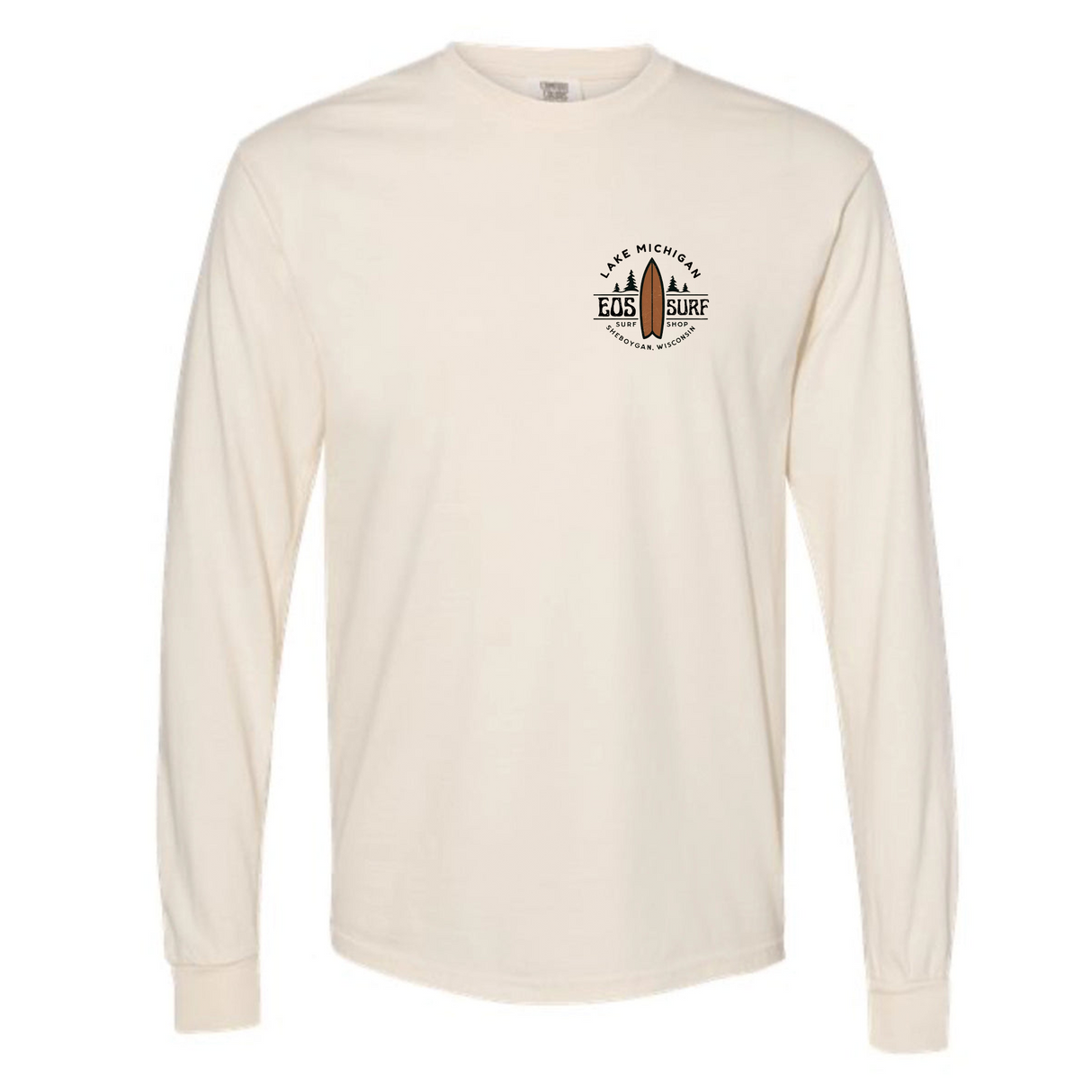 EOS Surf "Retro Fish" Long Sleeve Tee - Ivory