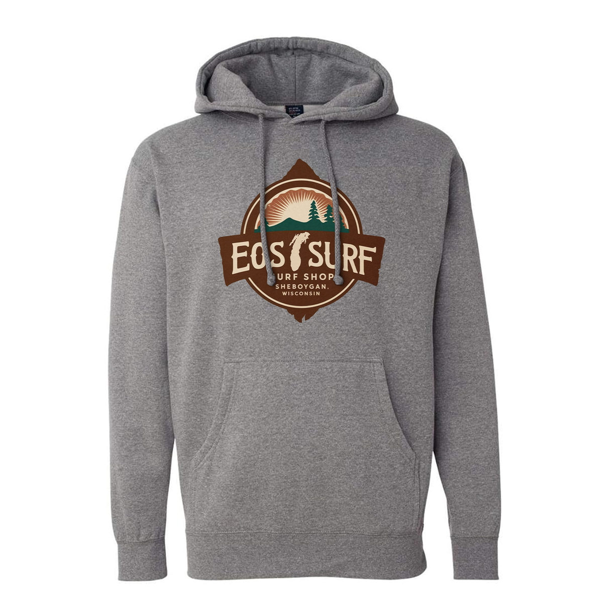 EOS Surf "Ranger" Pull Over Hoodie - Gun Metal Grey