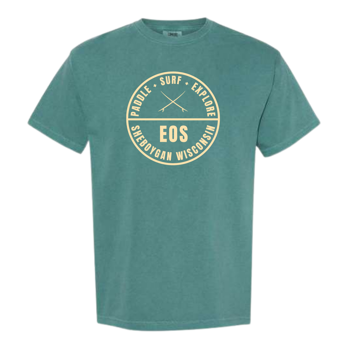 EOS Surf "Crest" Men's Tee - Emerald