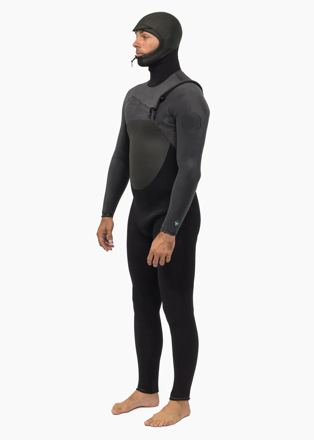 VISSLA HIGH SEAS II 5-4 FULL HOODED CHEST ZIP WETSUIT