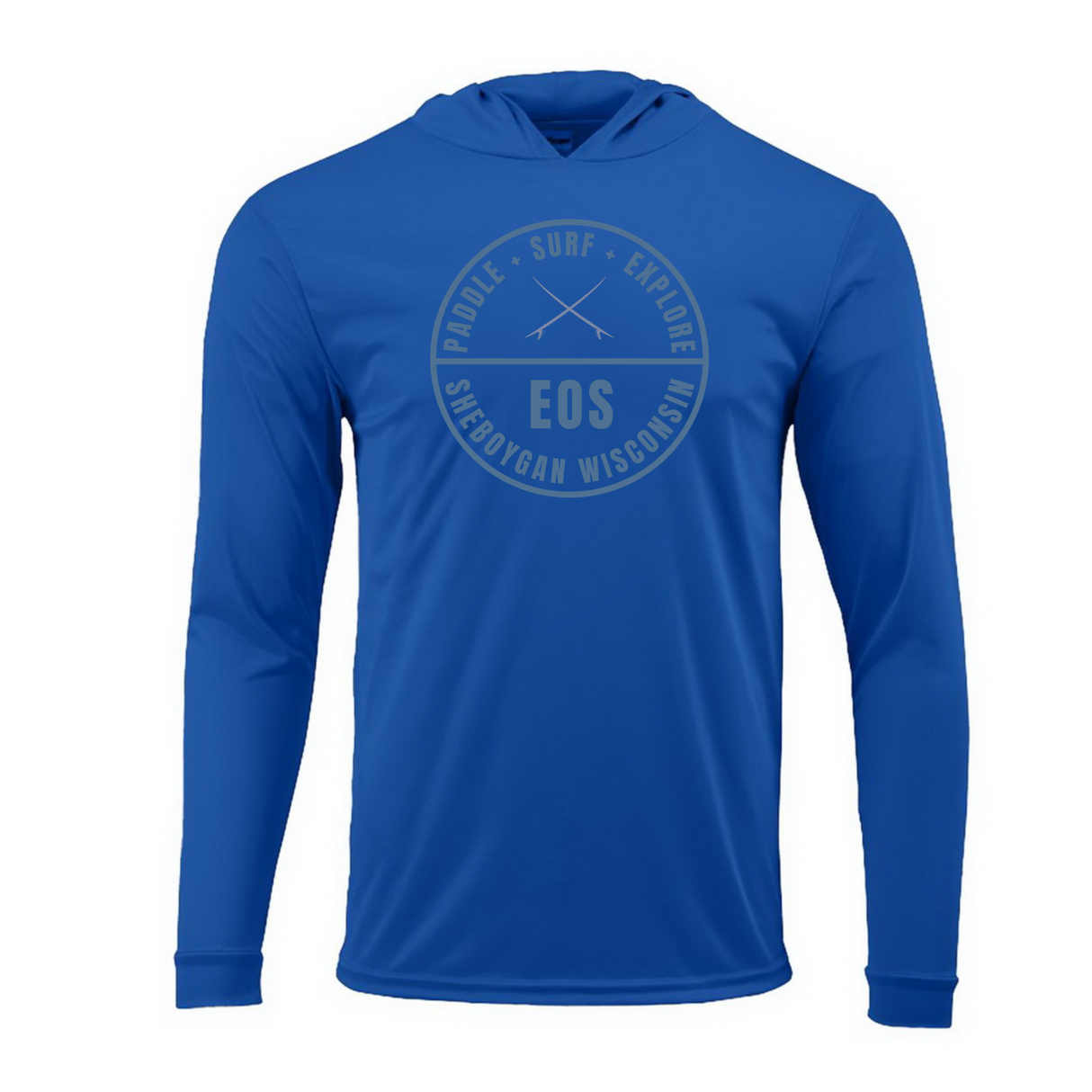 EOS "Paddle Surf Explore" Hooded UV Shirt  - Royal Blue