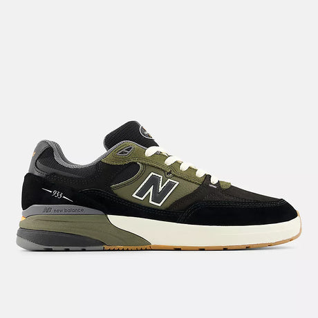 New Balance Numeric Andrew Reynolds 933 - Black with Dark Olive